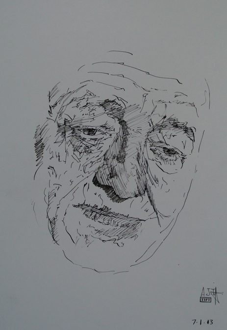  Drawing of Ken Livingstone 